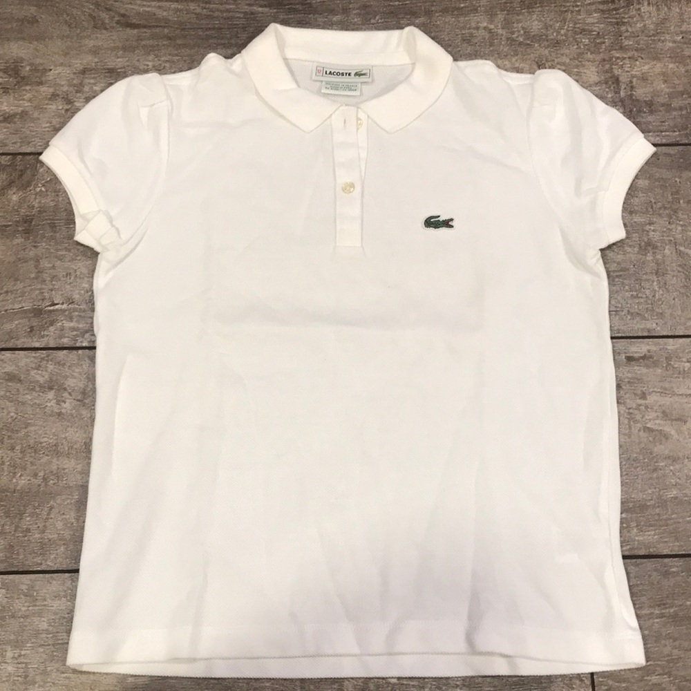 Lacoste authentic girls size 12 polo worn once